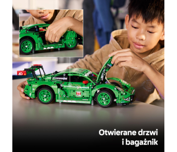 LEGO TECHNIC 42224 Samochód porsche 911 gt3 r rexy ao racing - 1473451 - zdjęcie 7